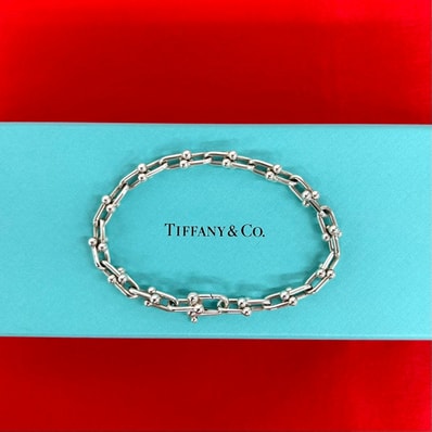 TIFFANY&Co. ティファニー ハードウェア スモールリンク シルバー925 ブレスレット シルバー
59557