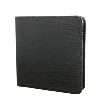 【6db2071-k】ルイヴィトン 財布 エピ ポルトビエ6カルトクレディ M63312 ノワール【中古】メンズ