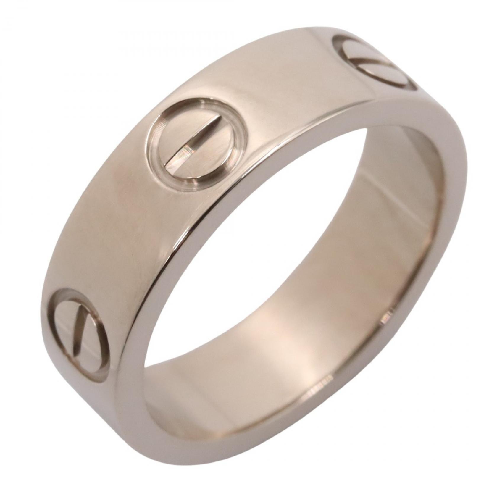 カルティエ CARTIER ラブリング リング・指輪 ジュエリー K18WG(ホワイトゴールド) レディース シルバー系 B4084700 【中古】