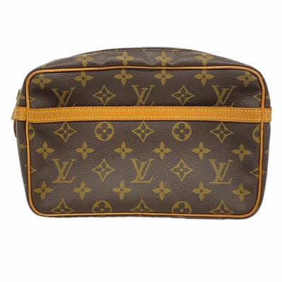 ★最終価格【6da0477】ルイヴィトン クラッチバッグ モノグラム コンピエーニュ23 M51847 ブラウン【中古】メンズ