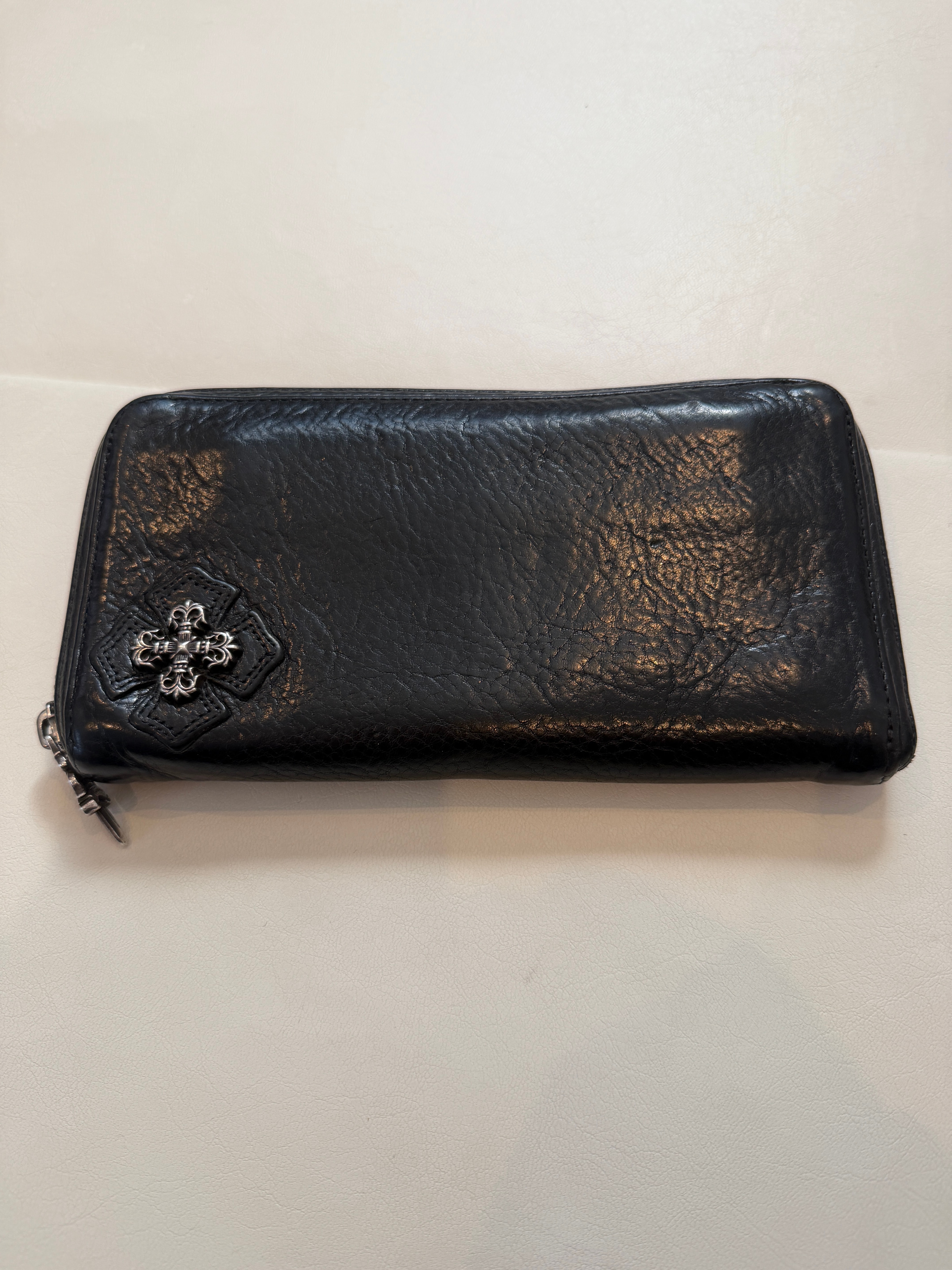 Chrome Hearts REC F Zip #2 Filigree Plus Wallet "Black"