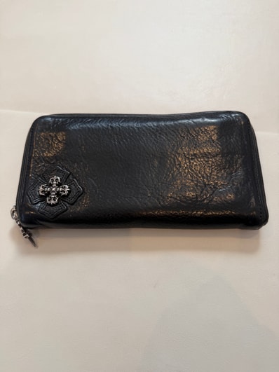 Chrome Hearts REC F Zip #2 Filigree Plus Wallet "Black"
