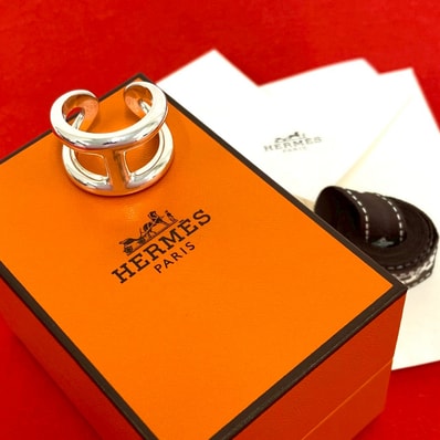 HERMES エルメス オスモズ GM リング シルバー925 リング・指輪 21号 シルバー
17575