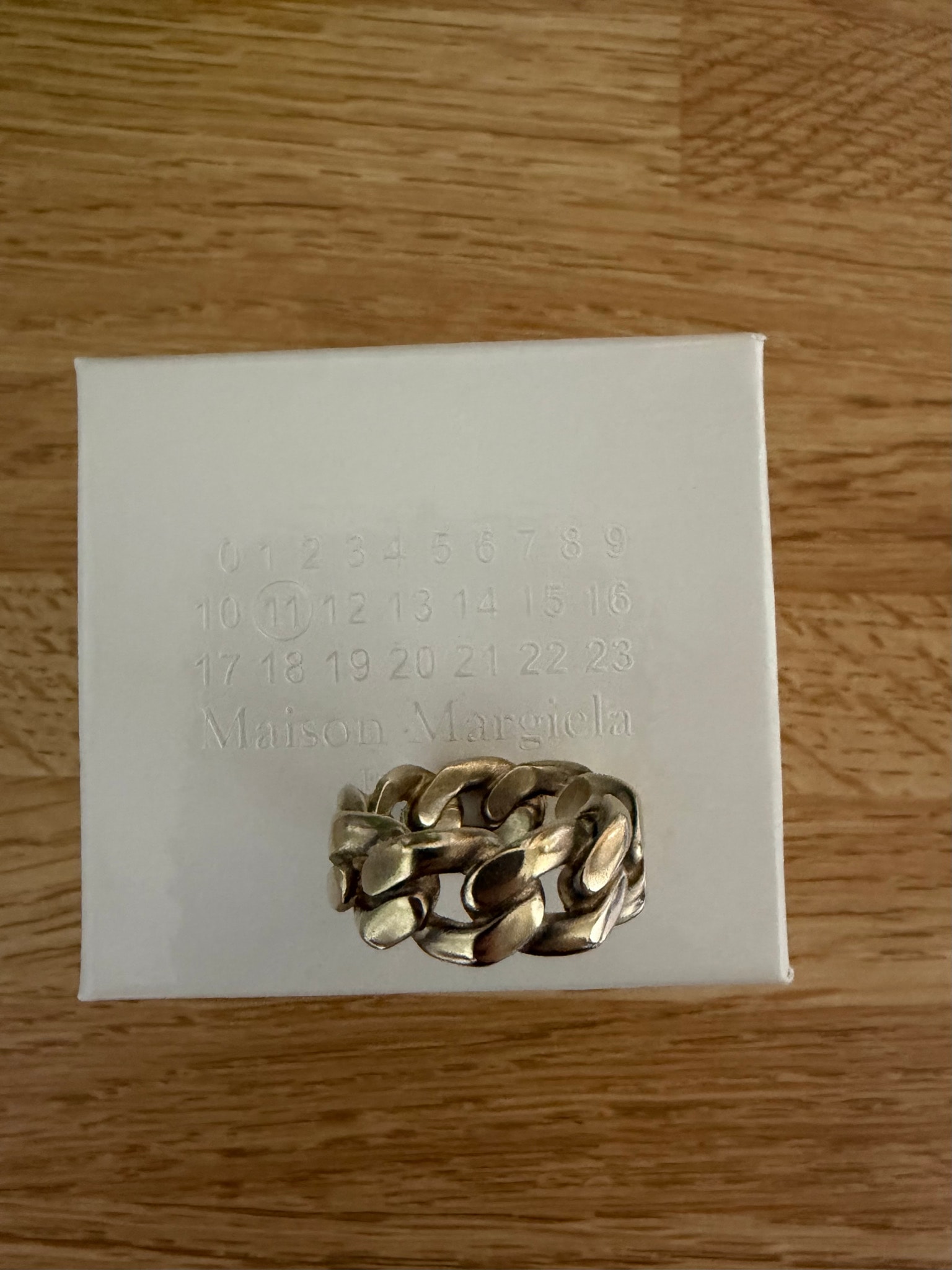 Maison Margiela Chain Ring "Gold"