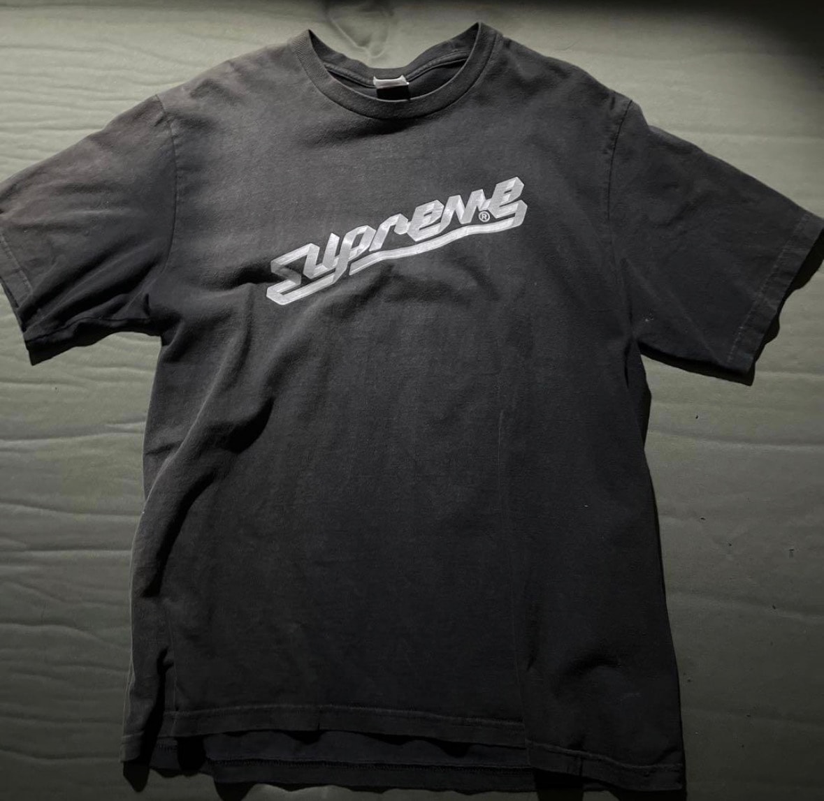 Supreme Banner Tee "Black"