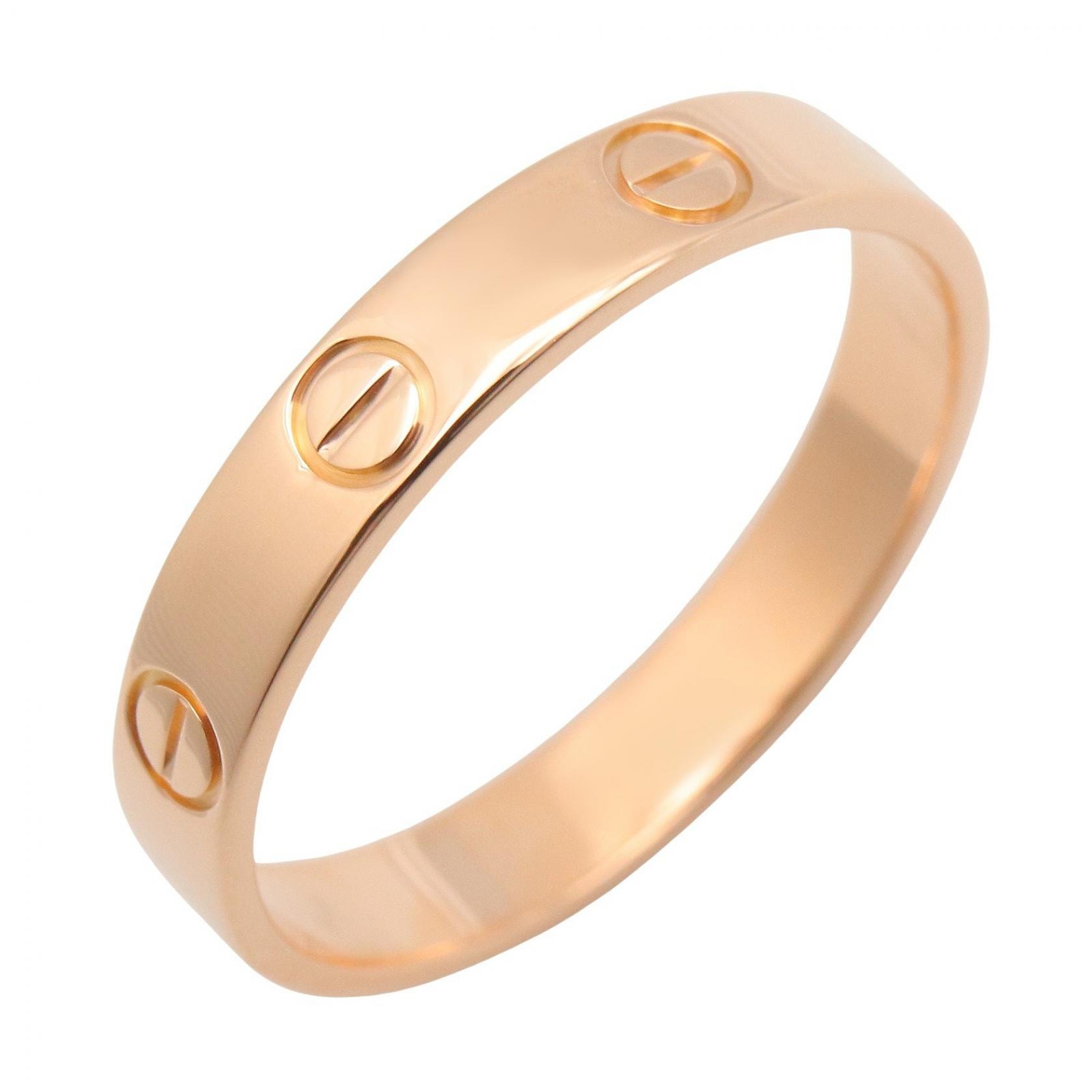 カルティエ CARTIER ミニラブ リング リング・指輪 ジュエリー K18PG(ピンクゴールド) メンズ レディース ゴールド系 B4085200 【中古】