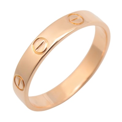 カルティエ CARTIER ミニラブ リング リング・指輪 ジュエリー K18PG(ピンクゴールド) メンズ レディース ゴールド系 B4085200 【中古】