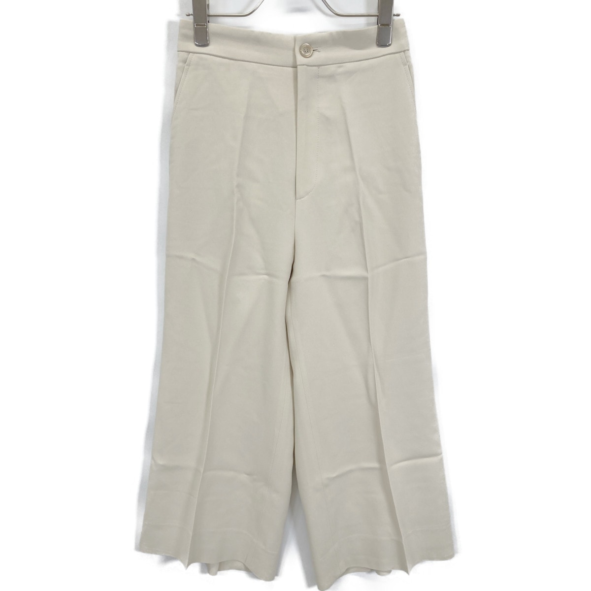 グッチ 577609 ｱｲﾎﾞﾘｰ ｳｪﾌﾞﾗｲﾝ ﾚｰﾖﾝﾜｲﾄﾞﾊﾟﾝﾂ 38