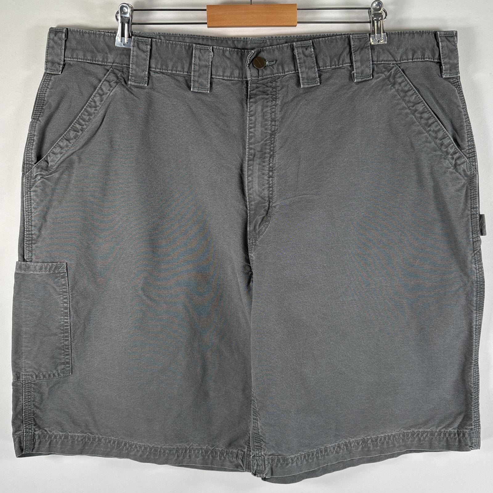 古着 カーハート Carhartt ショートパンツ 大きいサイズ ワークショーツ ワンポイント ペインターショーツ w44  ダークグレー メンズ
