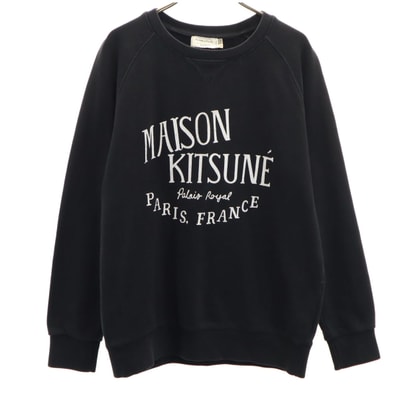 MAISON KITSUNE メゾンキツネ 長袖 トレーナー M ブラック系 スウェット