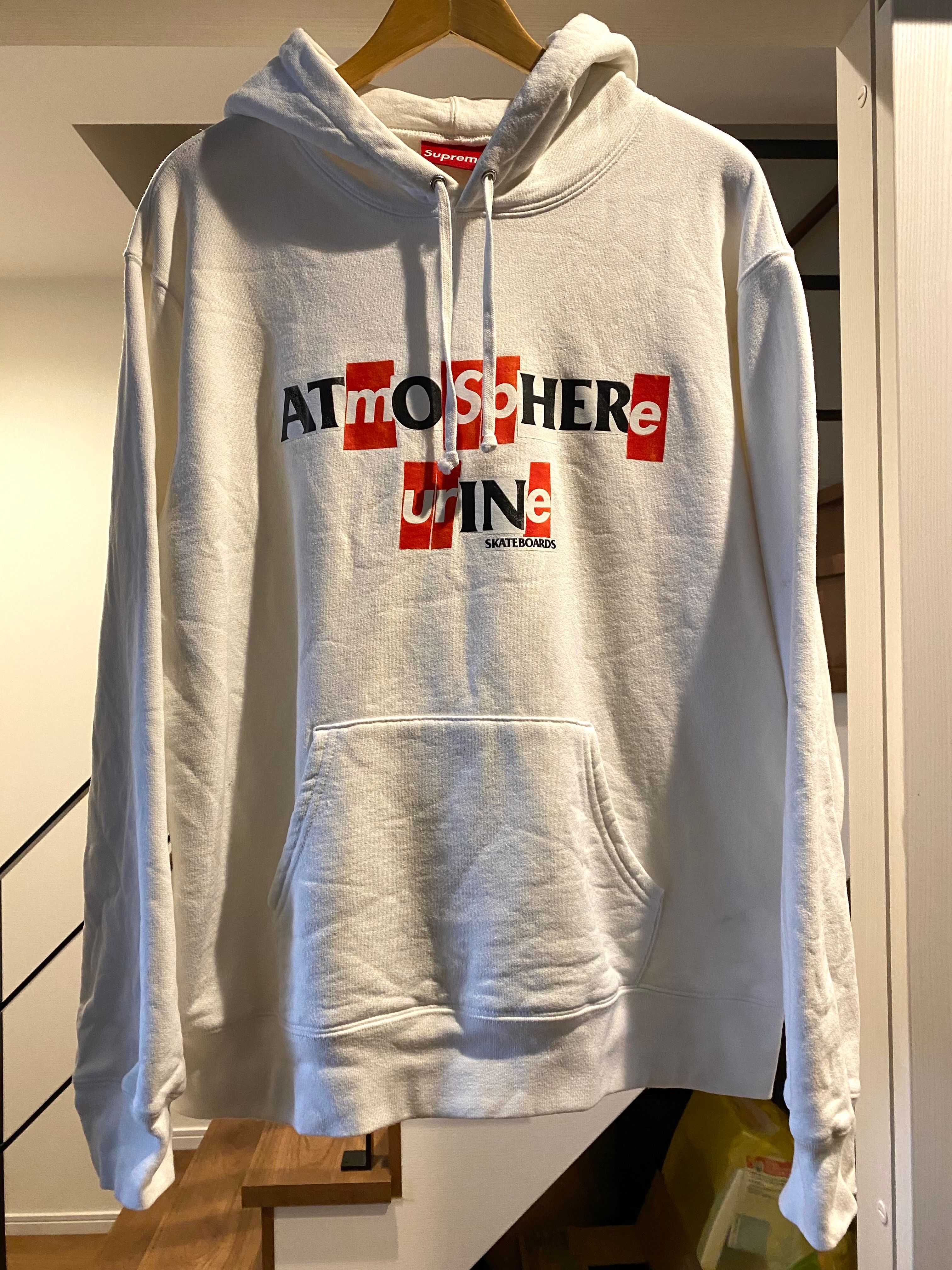 Supreme / Anti Hero Hooded Sweatshirt "White"