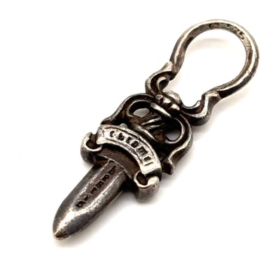 Chrome Hearts #5 Dagger Charm Zip 2 "Silver"