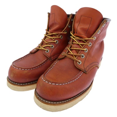 RED WING レッドウィング ブーツ 8131 IRISH SETTER アイリッシュセッター クラシックモック ワークブーツ ソール交換 ブラウン系 25.5cm E【中古】