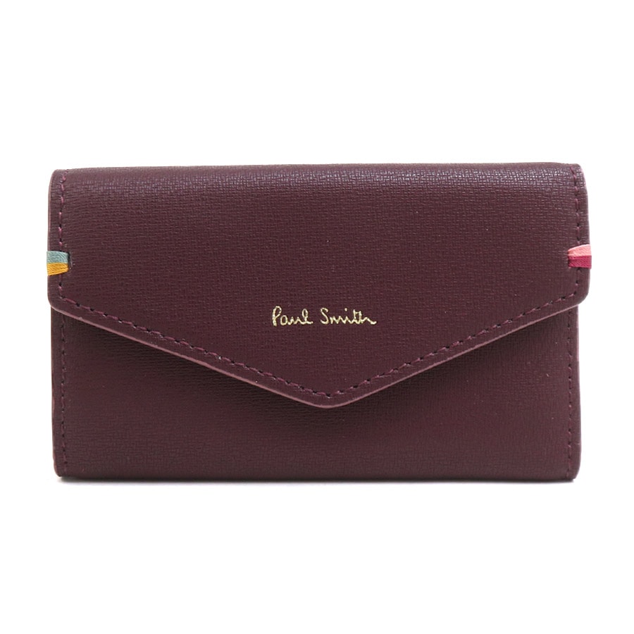 ポール スミス Paul Smith キーケース レザー ボルドー ユニセックス【中古】 r11125a