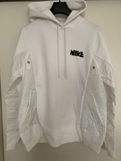 sacai x Nike Lab U NRG Rh Hoodie "White"