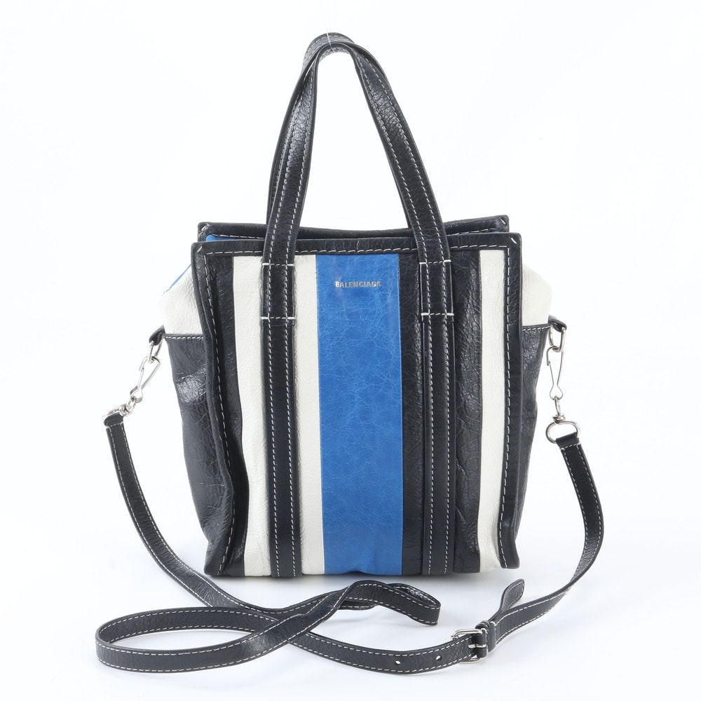 ■美品 バレンシアガ バザール ショッパーショルダーバッグ レザー