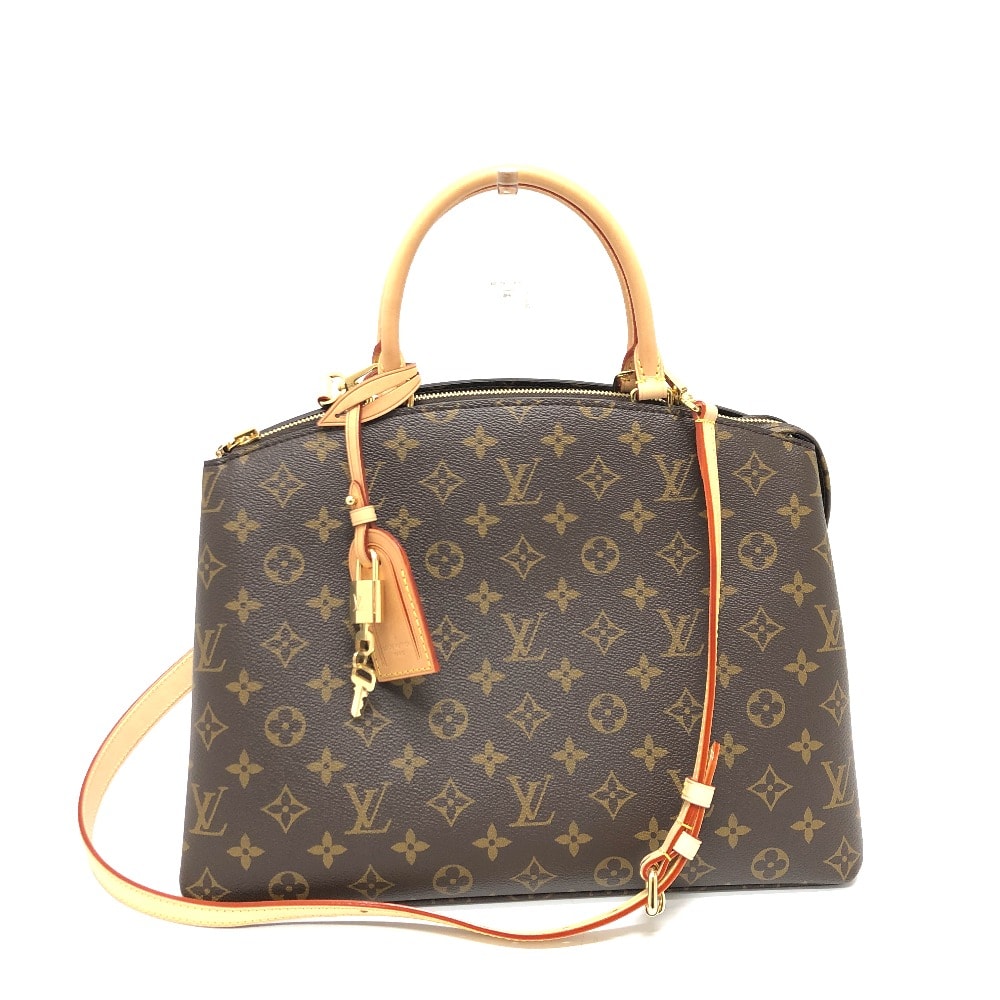 ルイヴィトン LOUIS VUITTON グランパレMM M45898 2WAYバッグ ハンドバッグ モノグラムキャンバス ブラウン 新品同様
