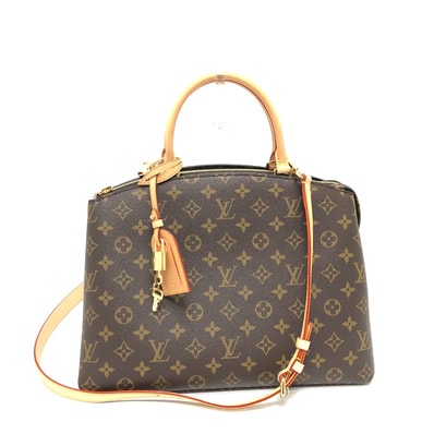ルイヴィトン LOUIS VUITTON グランパレMM M45898 2WAYバッグ ハンドバッグ モノグラムキャンバス ブラウン 新品同様