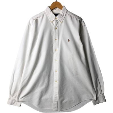 古着 ラルフローレン Ralph Lauren YARMOUTH 長袖 ボタンダウンシャツ メンズL相当/eaa594291