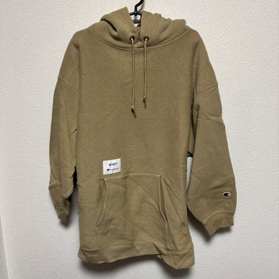 Wtaps ACADEMY / HOODED / COTTON. CHAMPION. REVERSE WEAVE "Beige"(780)