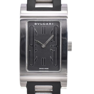 値下 ブルガリ BVLGARI RT39S レッタンゴロ クォーツ レディース A#146454