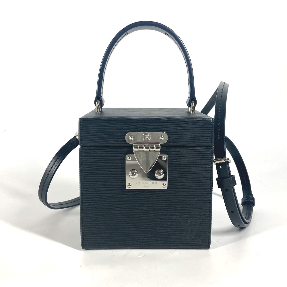 ルイヴィトン LOUIS VUITTON ブリーカーボックス BOX M52703 エピ ミラー付き カバン バニティバッグ ショルダーバッグ ハンドバッグ エピレザー ノワール ブラック 未使用