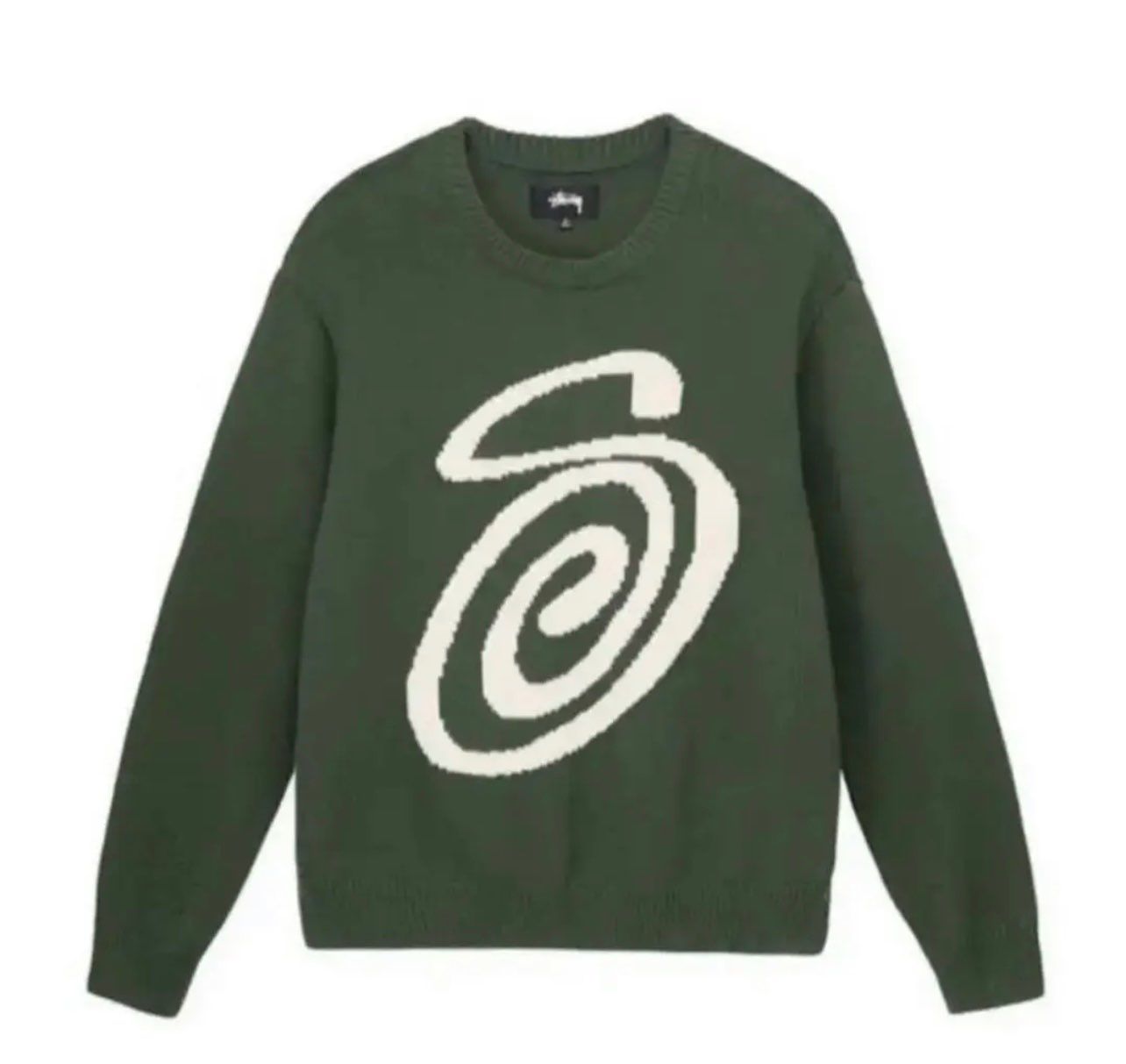 Stussy CURLY S SWEATER "Green"