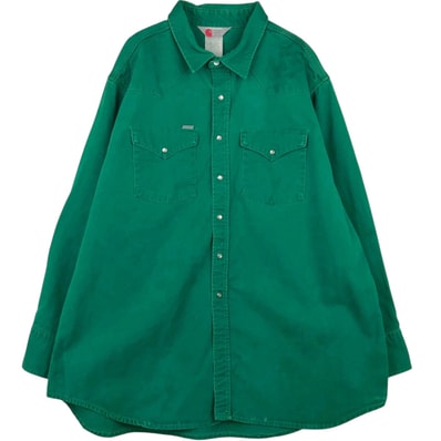 古着 カーハート Carhartt 長袖 ウエスタンシャツ メンズXL相当/eaa654271