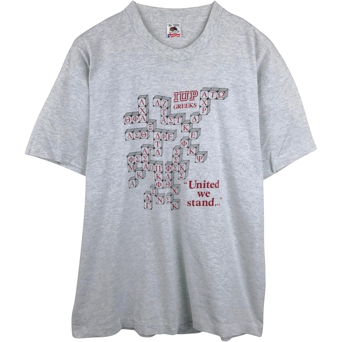古着 90年代 フルーツオブザルーム FRUIT OF THE LOOM プリントTシャツ USA製 メンズXL相当/eaa667850