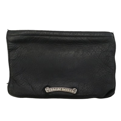 Chrome Hearts Zipper Leather Change Perth "Black"