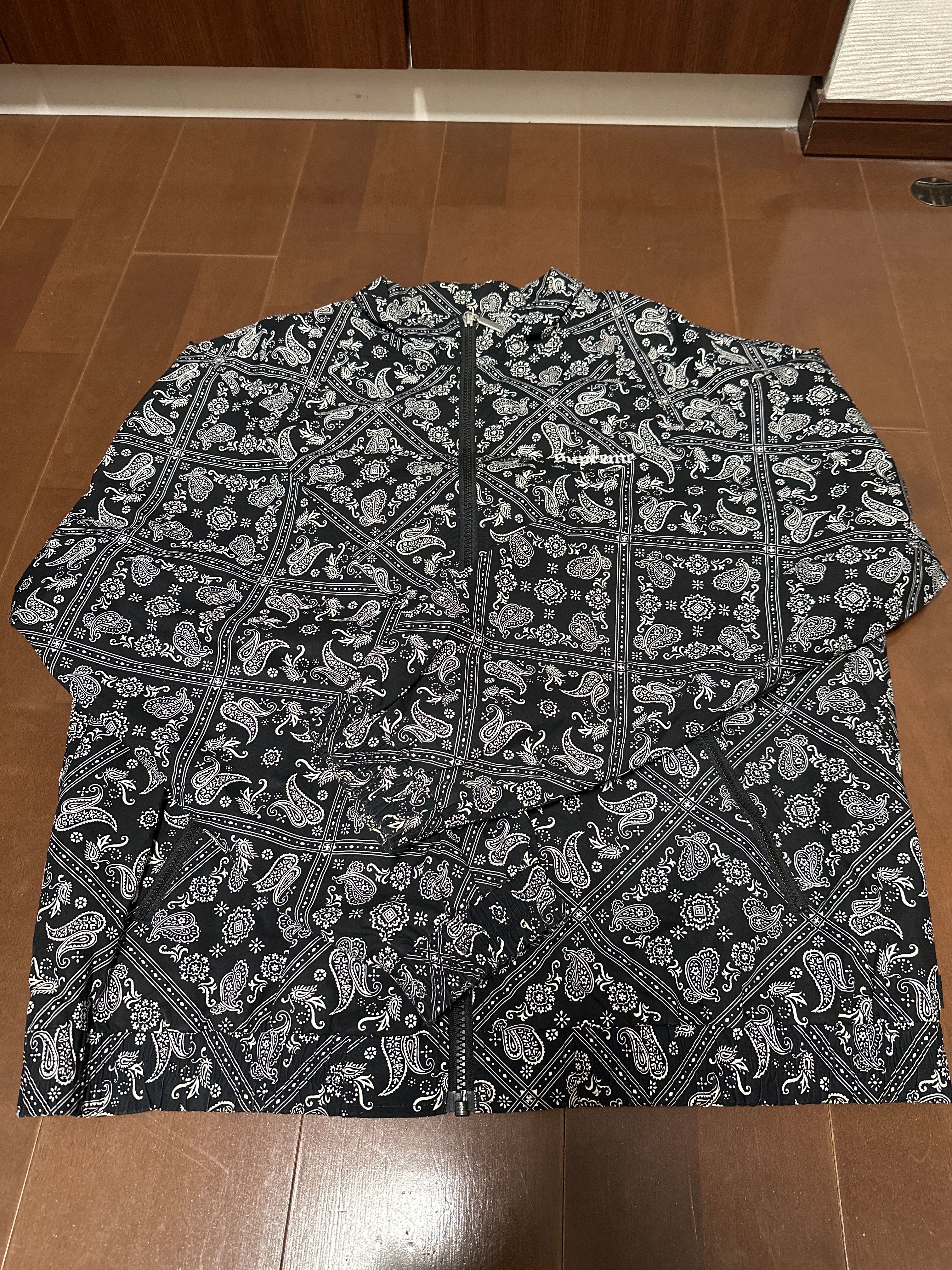 Supreme Bandana Track Jacket "Black"