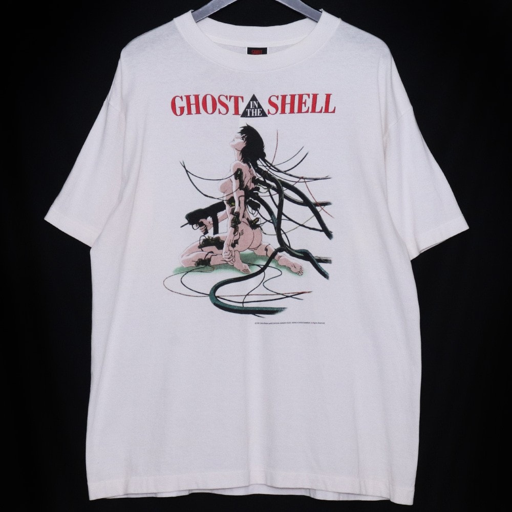SAINT Mxxxxxx x GHOST IN THE SHELL GS_SS Tee_GITS "White" SM-YS1-0000-C32
