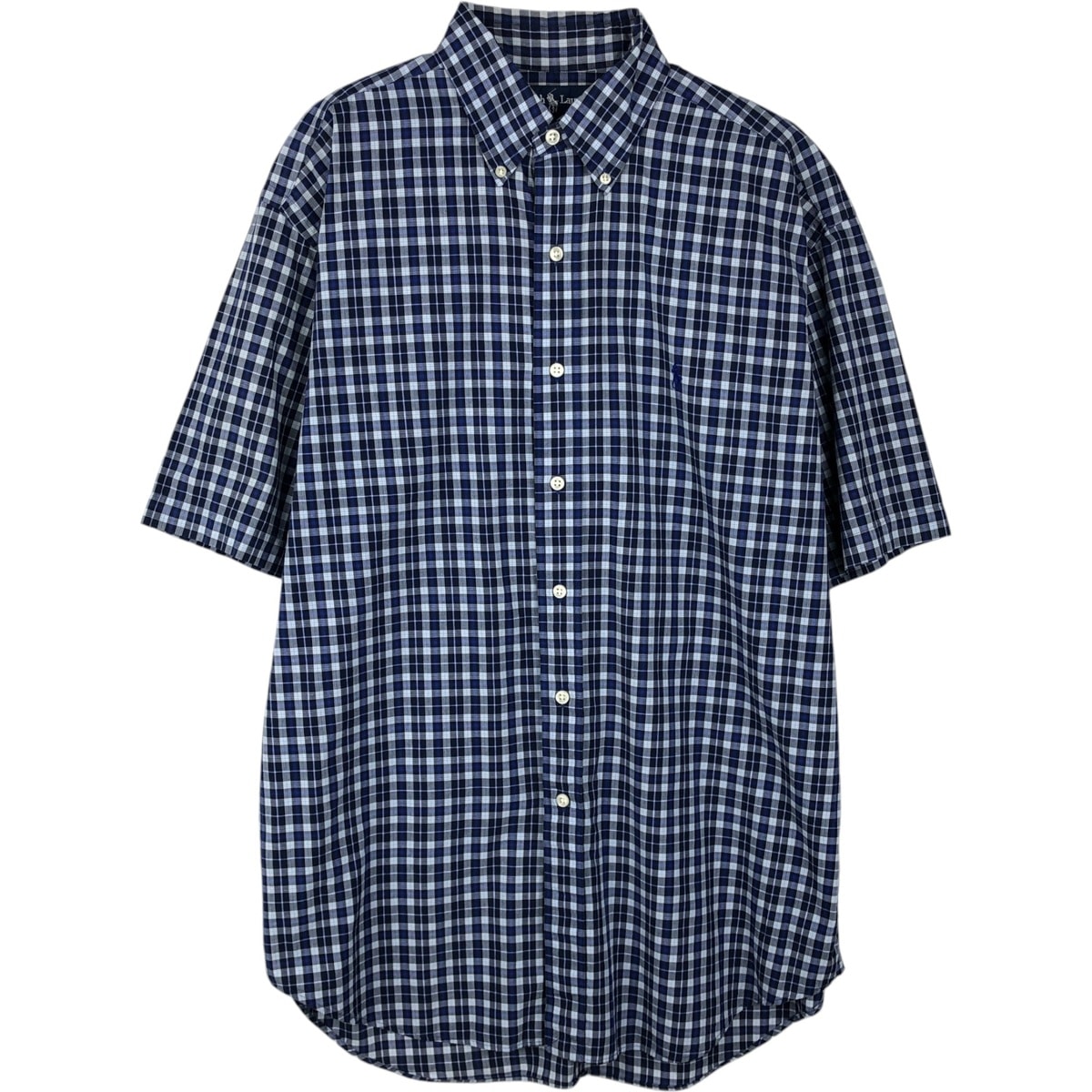 古着 ラルフローレン Ralph Lauren BLAKE 半袖 ボタンダウン チェックシャツ メンズM相当/eaa643958