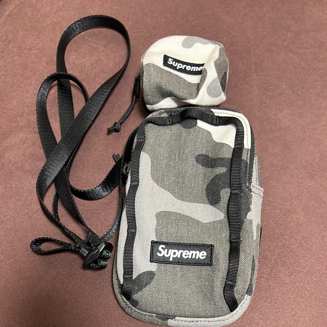 Supreme 25SS Camera Bag + Mini Pouch "Snow Camo"