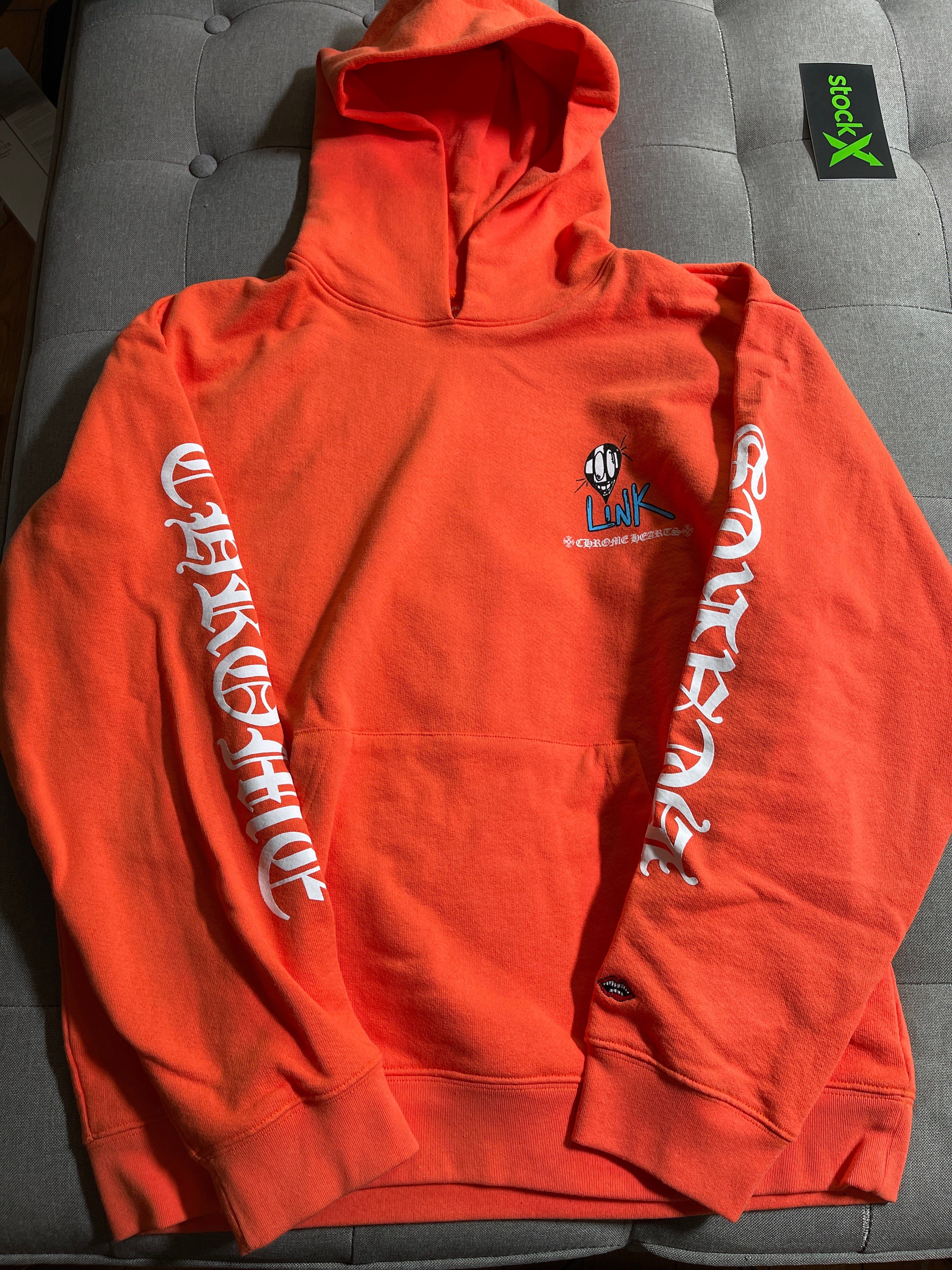 Chrome Hearts Matty Boy Link & Build Hoodie "Orange"