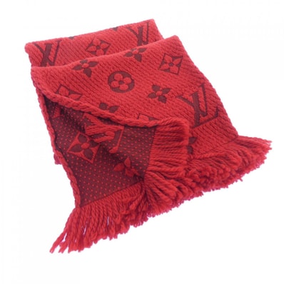 ルイヴィトン LOUIS VUITTON エシャルプ ロゴマニア M72432 MUFFLER