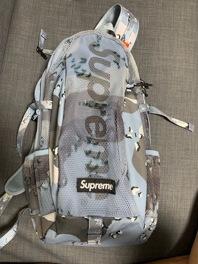 Supreme 20SS Backpack "Camo Blue"