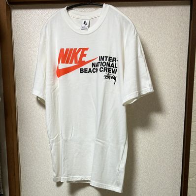 Nike x Stussy International Beach Crew T-Shirt "White"