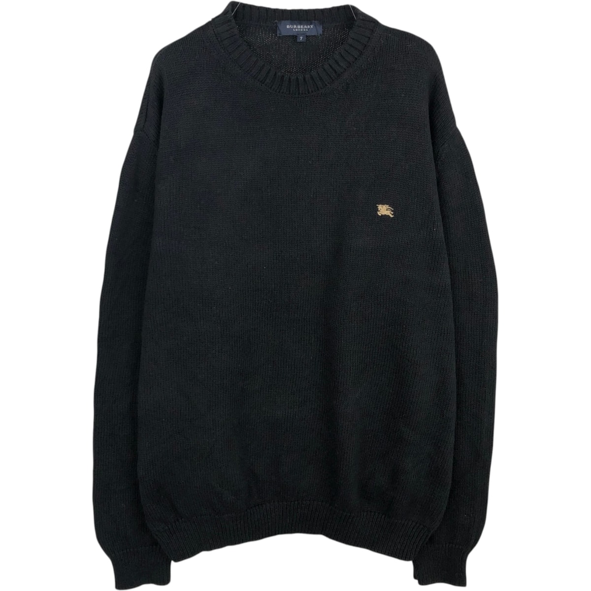 古着 バーバリー Burberry's BURBERRYS OF LONDON モックネック コットンニットセーター スペイン製 7 メンズXL相当/eaa627102