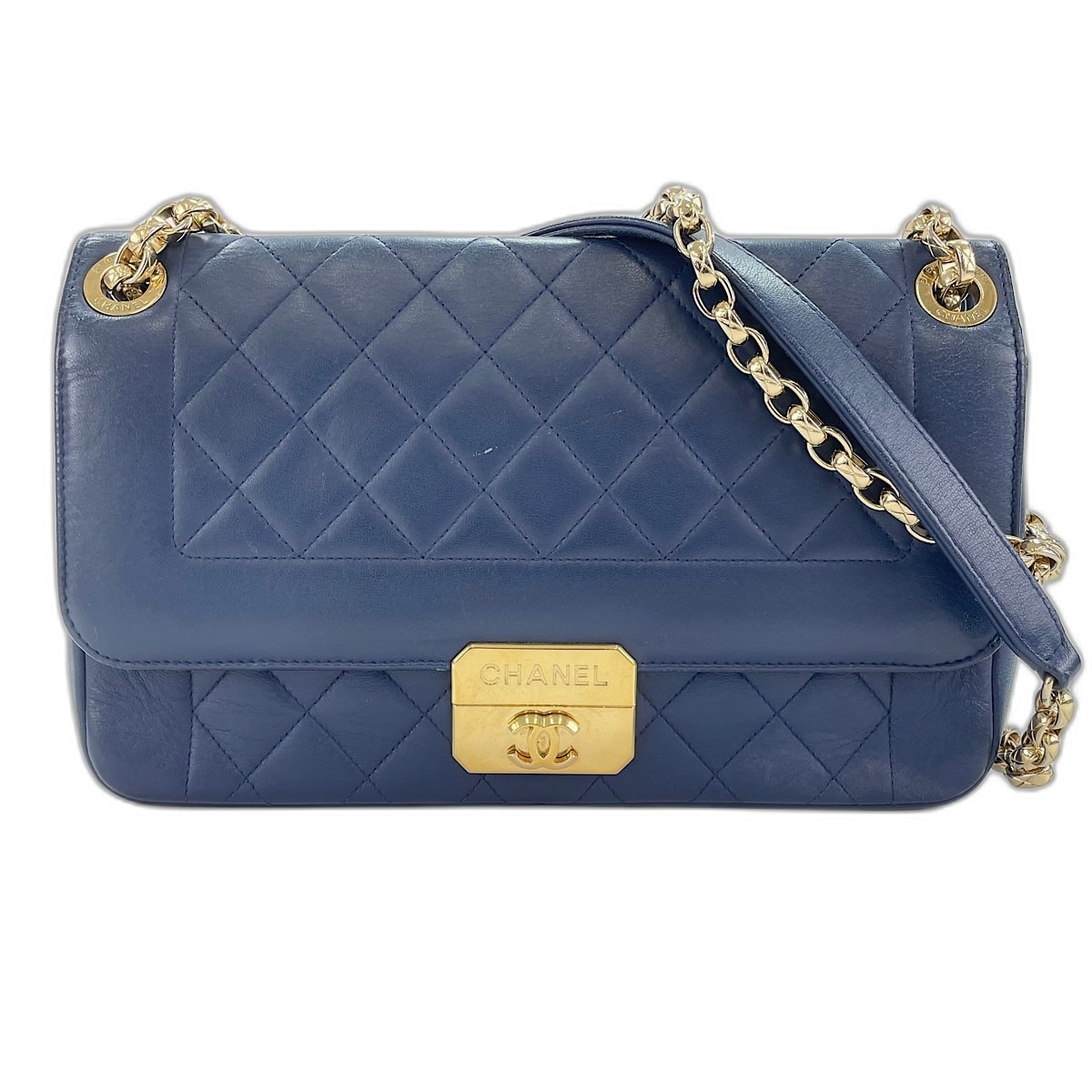 シャネル CHANEL シックウィズミー ショルダーバッグ ラムスキン【中古】