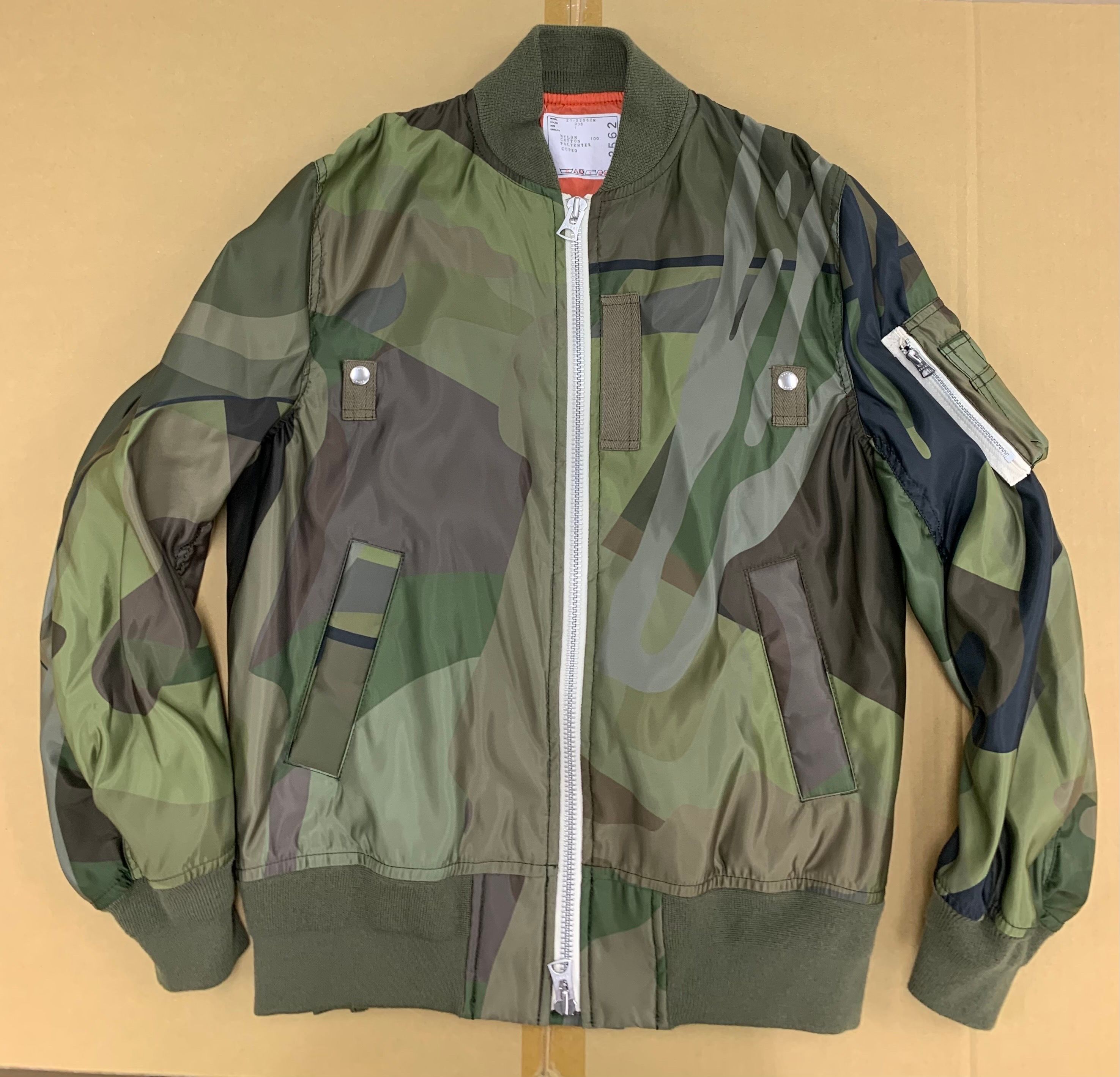 sacai KAWS MA-1 Blouson "Camo"