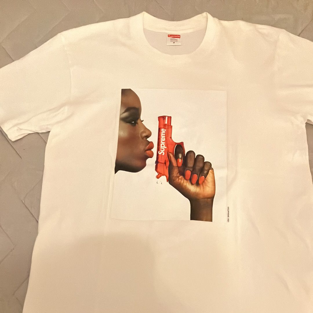 Supreme Water Pistol Tee "White"