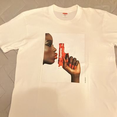 Supreme Water Pistol Tee "White"