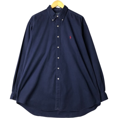 古着 ラルフローレン Ralph Lauren BLAKE 長袖 ボタンダウンシャツ メンズXL相当/eaa575313