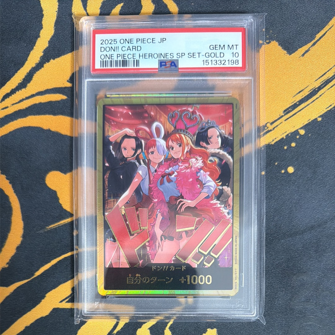 PSA10】ドン!!カード : ロビン&ウタ&ナミ&ハンコック スーパーパラレル