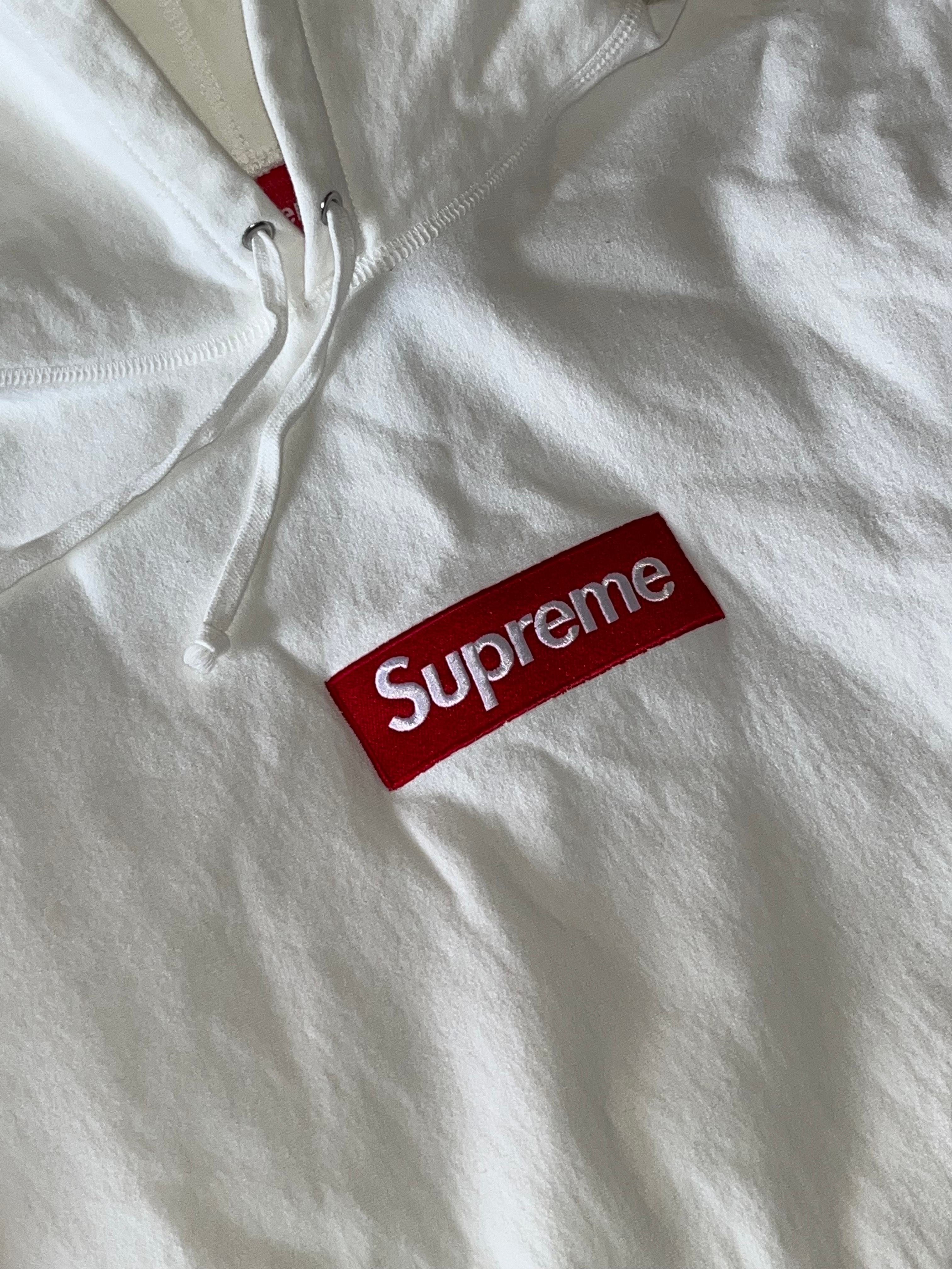 Supreme Box Logo Hooded Sweatshirt "White" (21FW)