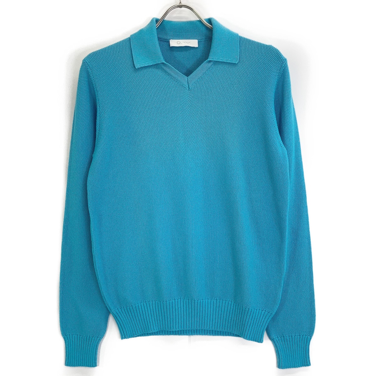 クルチアーニ CU23.021U ライトブルー 襟付き ニット セーター 46