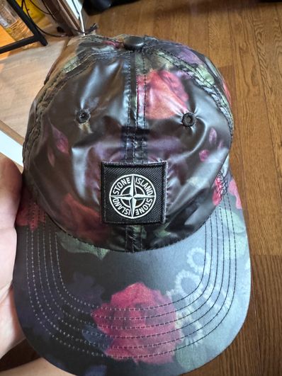 Supreme / Stone Island® New Silk Light 6-Panel "Black"