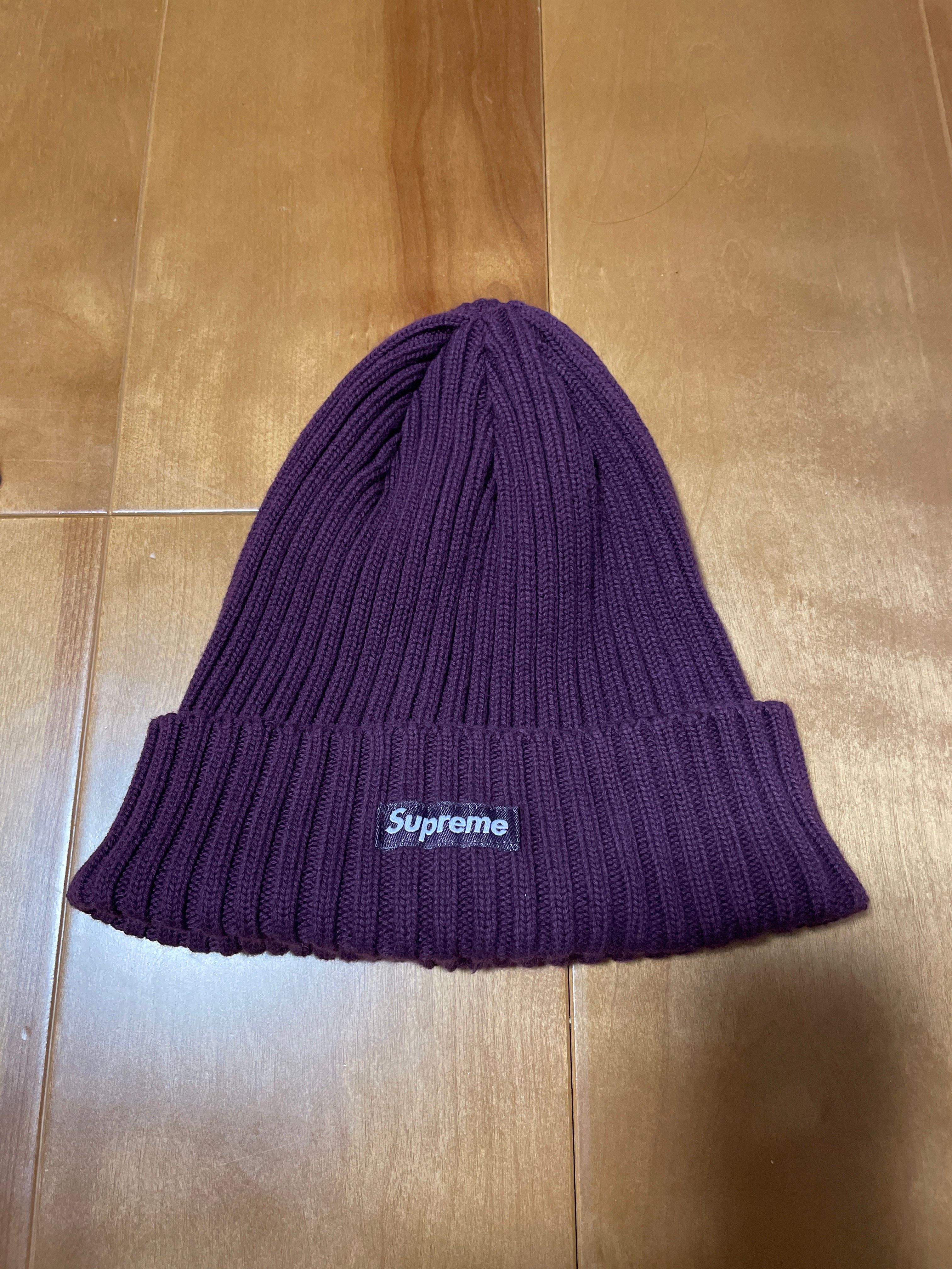 Supreme Overdyed Beanie "Eggplant" (23SS)