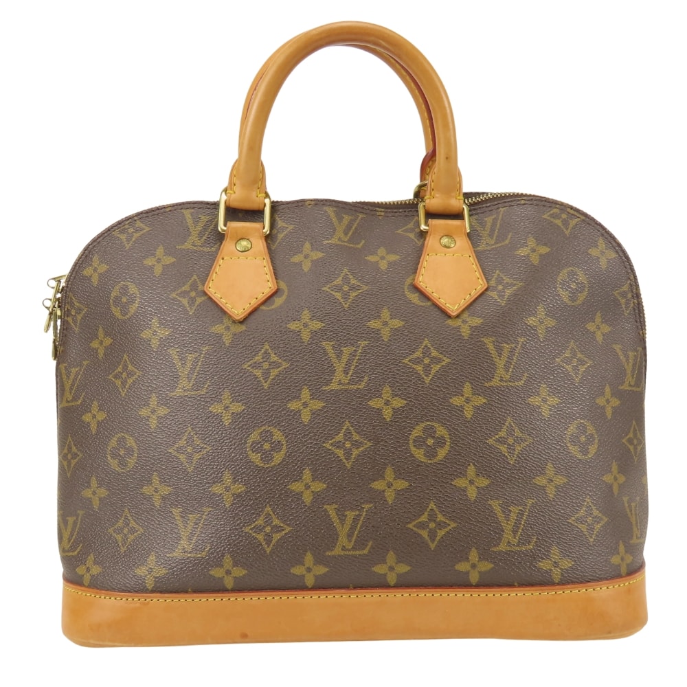 【中古】 ルイ・ヴィトン ハンドバッグ アルマ M51130 モノグラム ヌメ革 ブラウン レディース 女性 LOUIS VUITTON